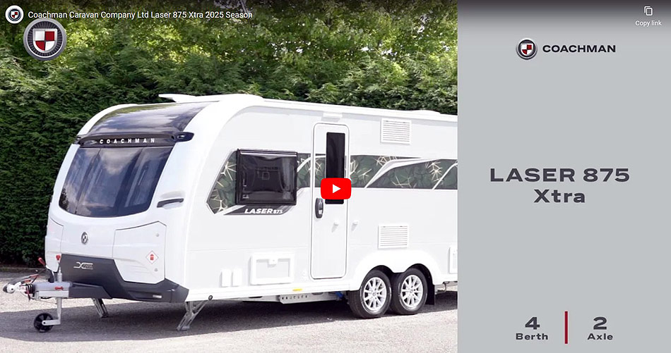 Coachman Laser 875 Xtra Video Link